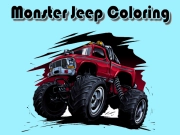 Spēle Monster Jeep krāsošana online