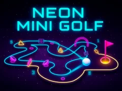 Spēle Neona mini golfs online