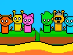 Spēle Sprunki lava Escape 2player online Spēle Sprunki lava Escape 2player online