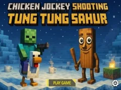 Spēle Vistas žokejs šaušana Tung Tung Sahur online Spēle Vistas žokejs šaušana Tung Tung Sahur online