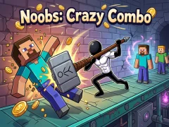Spēle Noobs: Crazy Combo online