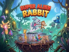 Spēle Super Alien Rabbit online