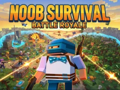 Spēle Noob Survival: Battle Royale online