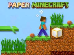 Spēle Minecraft papīrs online
