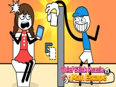 Spēle Thief Stick Puzzle Man Escape online
