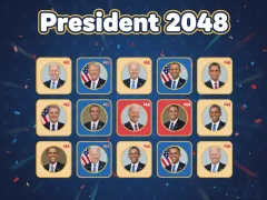 Spēle Prezidents 2048 online