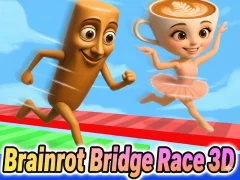 Spēle Brainrot Bridge Race 3D online