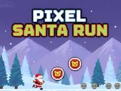 Spēle Pixel Santa Run online