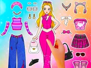 Spēle Papīra leļļu dienasgrāmata: saģērbt DIY online