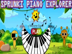Spēle Sprunki Piano Explorer online