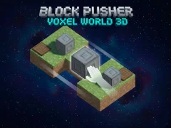 Spēle Bloķēt Pusher Voxel World 3D online