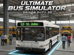 Spēle Ultimate Bus Simulator Driver Duty 3D online