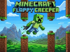 Spēle Minecraft Flappy Creeper online