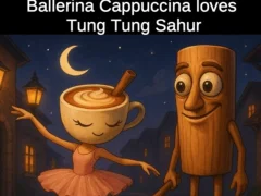 Spēle Ballerina Cappuccina mīl Tung Tung Sahur online