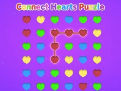 Spēle Puzle Connect Hearts online