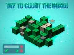 Spēle Mēģiniet saskaitīt kastes online
