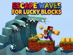 Spēle Escape Waves for Lucky Blocks online