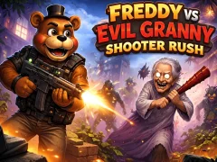 Spēle Fredijs pret ļauno Granny Shooter Rush online
