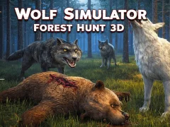 Spēle Vilku simulators meža medības 3D online