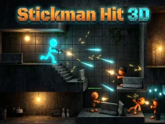 Spēle Stickman hit 3D online