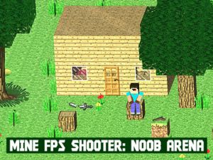 Spēle Raktuves fps šāvējs: Noob arēna online