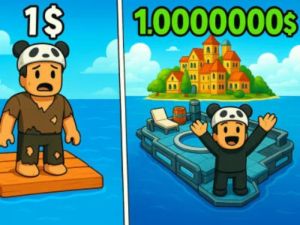 Spēle ROBLOX: RAFT magnāts online