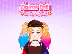 Spēle Anime lelle DIY cosplay meitene online
