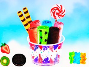 Spēle DIY saldējuma rullīšu konuss online