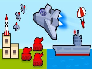 Spēle Bumbvedēju plakne: 2d gaisa trieciens online