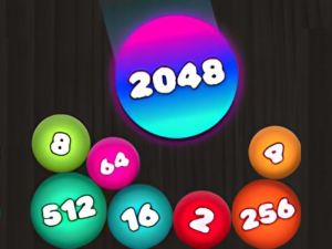 Spēle 2048 mīkla: savienojiet bumbiņas online