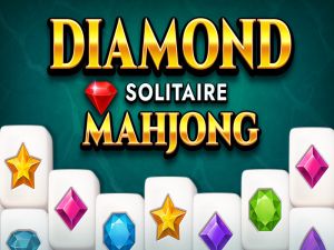 Spēle Dimanta solitaire mahjong online