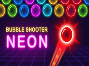 Spēle Burbuļu šāvējs neons online