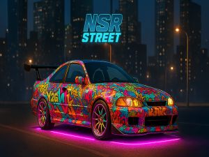 Spēle NSR ielas automašīnu sacīkstes online