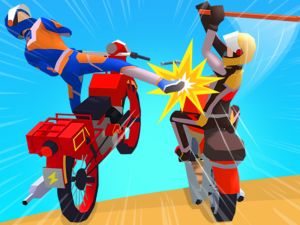 Spēle Moto uzbrukuma velosipēdu sacīkstes online