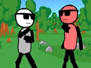 Spēle Stickman Gun- mazāk cīņu online