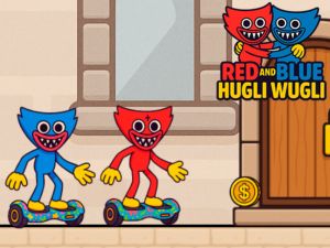 Spēle Sarkanā un zilā hugli wugli online