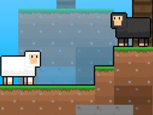 Spēle Jauka aitu Skyblock online