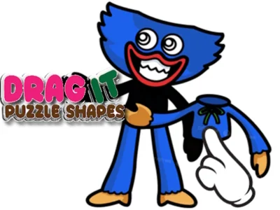 Spēle Velciet to Puzles formas online