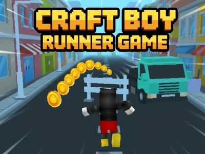 Spēle Craft Boy Runner spēle online Spēle Craft Boy Runner spēle online