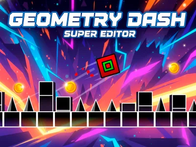 Spēle Geometry Dash: Super redaktors online