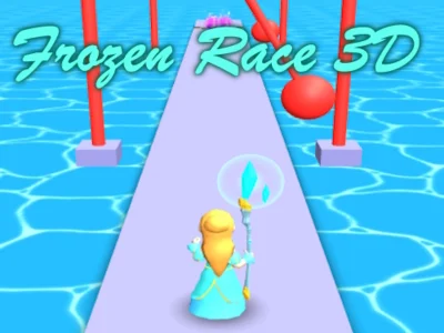 Spēle Frozen Race 3D online
