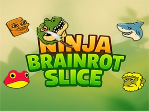 Spēle Ninja Brainrot šķēle online
