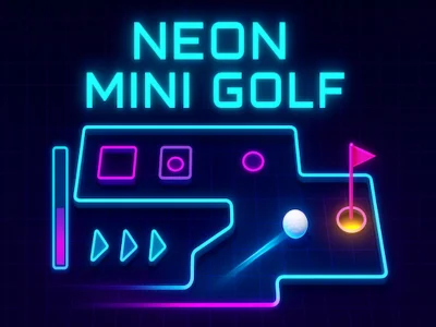 Spēle Neona mini golfs online