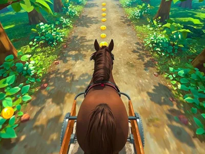 Spēle Horse Kart Runner spēle online