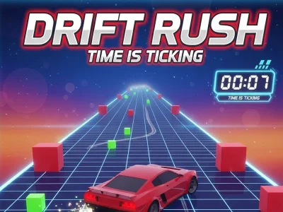 Spēle Drift Rush Time tikšķ online