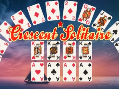Spēle Pusmēness Solitaire online