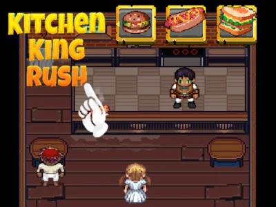 Spēle Virtuves King Rush online