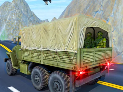 Spēle Transporta armijas transportlīdzekļu kravas automašīnas vadīšana online Spēle Transporta armijas transportlīdzekļu kravas automašīnas vadīšana online