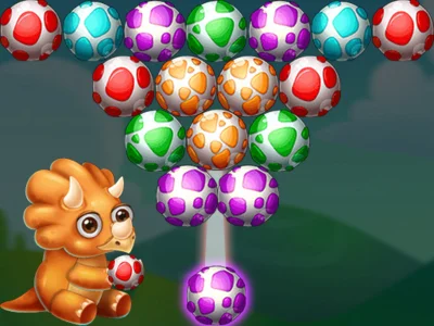 Spēle Dino olu šāvējs online
