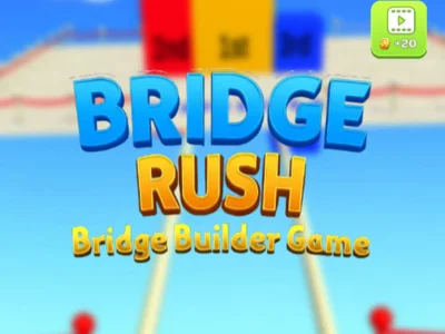 Spēle Bridge Rush Bridge Builder spēle online